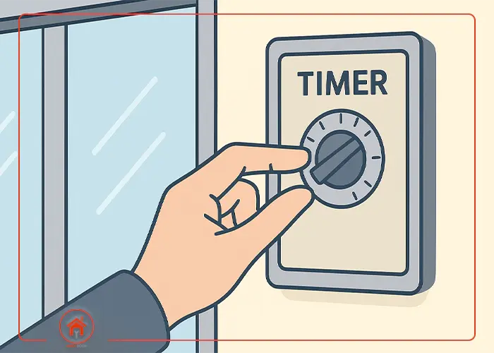 تنظیم سرعت باز و بسته شدن درب