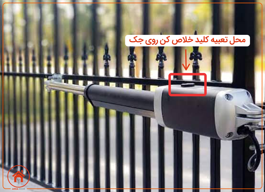 پیدا کردن محل تعبیه کلید روی جک